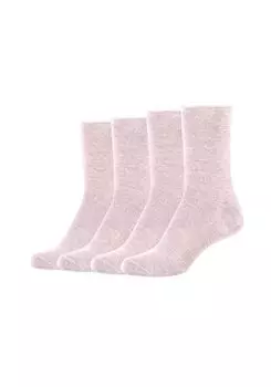 Носки s.Oliver 4 шт silky touch, цвет ros melange
