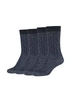 Носки s.Oliver 4 шт silky touch, цвет sky captian