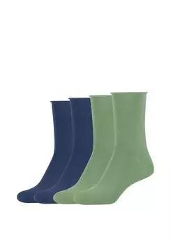 Носки s.Oliver 4 шт silky touch, цвет alaskan blue