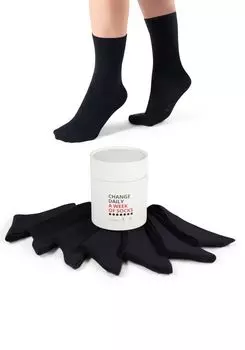 Носки s.Oliver box 7 шт essentials, черный