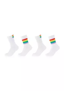 Носки S.Oliver "Носки для тенниса, 4 шт.", цвет Rainbow