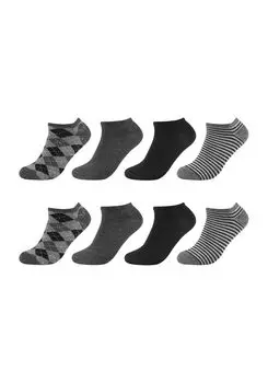 Носки s.Oliver Sneaker 8 шт essentials, черный