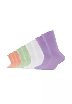 Носки s.Oliver Socks Torio, светло-зеленый/светло-фиолетовый/светло-оранжевый/белый с оттенком