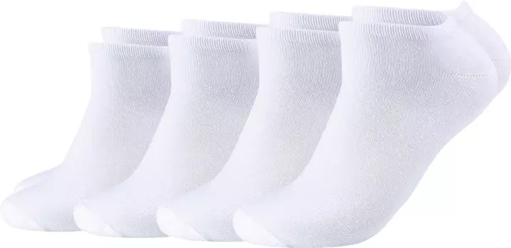 Носки s.Oliver Unisex Sneaker 4 шт, белый