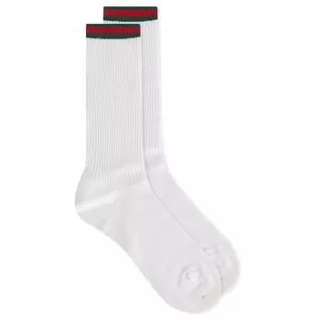 Носки с отделкой из паутины Gucci, белый