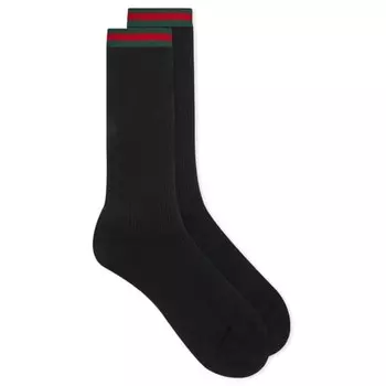 Носки с отделкой из паутины Gucci, черный