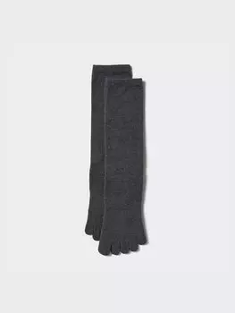 Носки с пальцами Uniqlo, серый