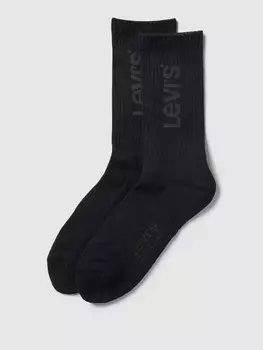Носки с принтом этикетки, в упаковке 2 шт Levi's, черный