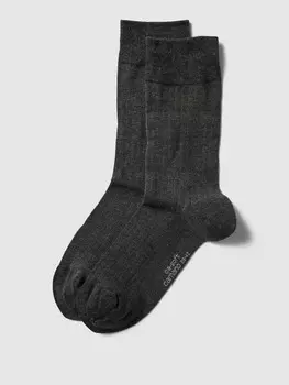Носки с ребристым эффектом в упаковке 2 шт. модель SHADOW camano, антрацит
