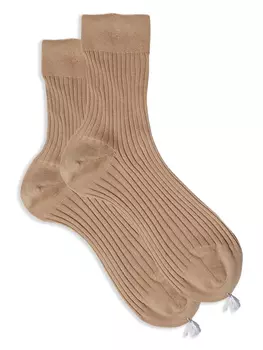 Носки с ребристым верхом Scarosso, нейтральный