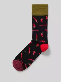 Носки с узорчатой вышивкой, модель «Hot Chilly Socks» DillySocks