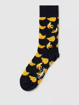 Носки с узором по всей поверхности, модель «БАНАН» Happy Socks