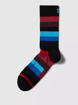 Носки с узором по всей поверхности, модель «Полоска» Happy Socks, черный