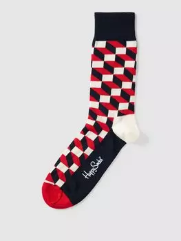 Носки с узором по всей поверхности, модель «FILLED OPTIC» Happy Socks, красный