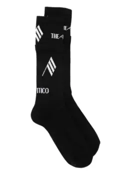 Носки с узором The Attico, черный