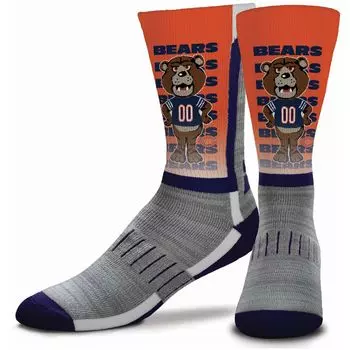 Носки с V-образным вырезом и логотипом Chicago Bears Youth For Bare Feet Unbranded