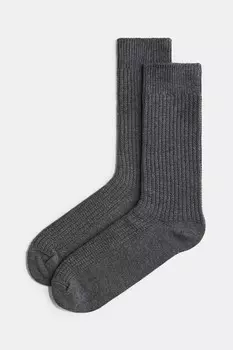 Носки с вафельной структурой H&M, серый