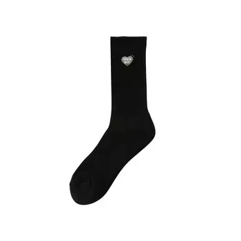 Носки с ворсом, сделанные человеком, черные