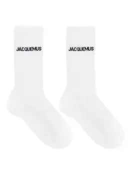 Носки с вышитым логотипом JACQUEMUS, белый