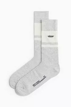 Носки с вышитым мотивом H&M, мультиколор