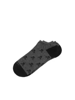 Носки Scalpers Ankle Socks Nos Skull, темно-серый