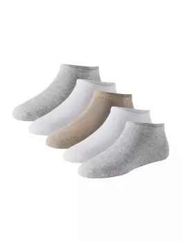 Носки SCHIESSER Ankle Socks Herrensneaker, бежевый/пятнистый серый/белый