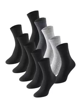 Носки SCHIESSER, цвет Grey/Black