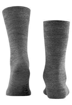 Носки SENSITIV BERLIN KURZ KOMFORTBUND UNI FALKE, серый