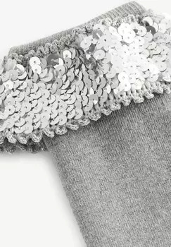 Носки SEQUIN TRIM WELLY Next, серый