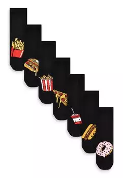 Носки SEVEN PACK OLDER Next, цвет black food