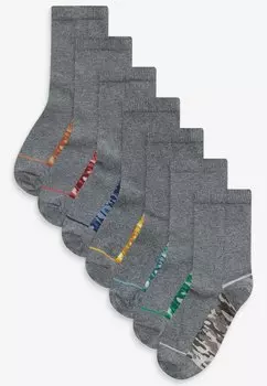 Носки SEVEN PACK OLDER Next, цвет light grey
