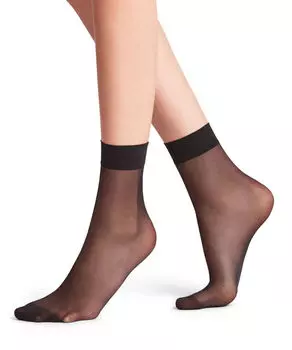 Носки шелковистые гладкие Falke, черный