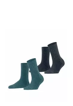 Носки SHIMMER 2-PACK Esprit, бирюзовый