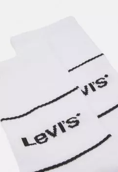 Носки Short Cut Logo Sport Unisex 2 Pack Levi's, белые