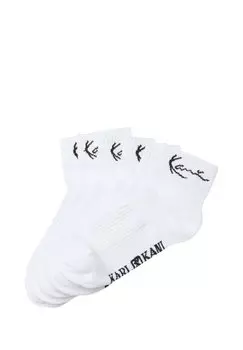 Носки SIGNATURE 6 PACK Karl Kani, белый
