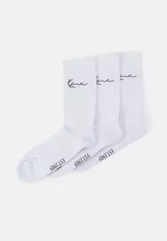 Носки SIGNATURE SOCKS UNISEX 3 PACK Karl Kani, белые