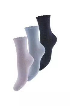 Носки - Синие - Однотонные PIECES, синий