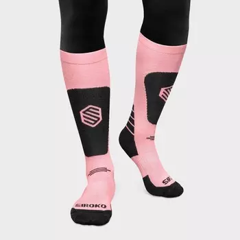 Носки Siroko, цвет pink/black