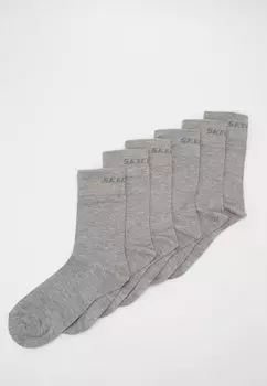 Носки Skechers BASIC 6 PACK, цвет Light Grey Melange