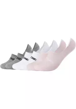 Носки Skechers (6 шт.) с мягким поясом, цвет Bunt