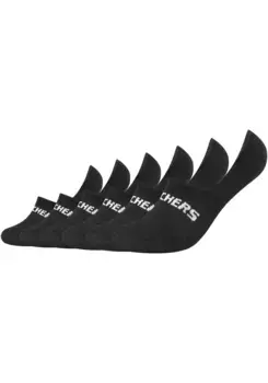 Носки Skechers (6 шт.) с мягким поясом, черный