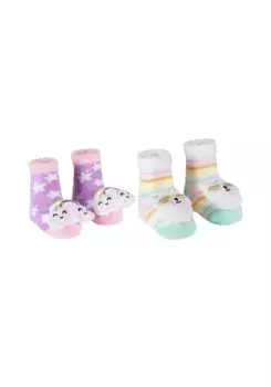 Носки Skechers "Комплект детских носков, 2 шт.", цвет Lavender