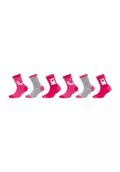 Носки Skechers "Носки, набор из 6 шт.", розовый