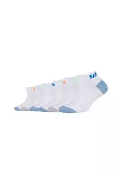 Носки Skechers Sneaker 6 шт mesh ventilation, белый