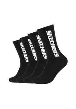 Носки Skechers "Теннисные носки, набор из 4 шт.", черный