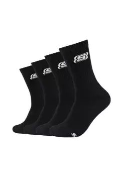 Носки Skechers "Теннисные носки, набор из 4 шт.", черный