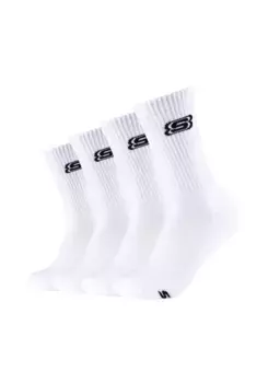 Носки Skechers "Теннисные носки, набор из 4 шт.", белый