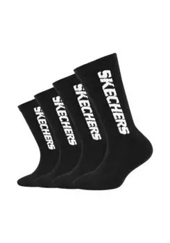 Носки Skechers "Теннисные носки, набор из 4 шт.", черный