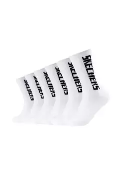 Носки Skechers "Теннисные носки, набор из 6 шт.", белый