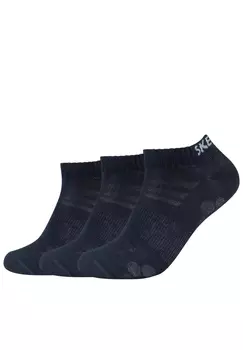 Носки Skechers Unisex 3p Basic Sneaker Mesh Ventilation, темно синий